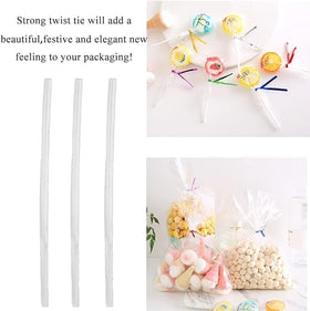 HAHIYO recyclable clear twist ties support tidy eco-friendly gifting and packaging.