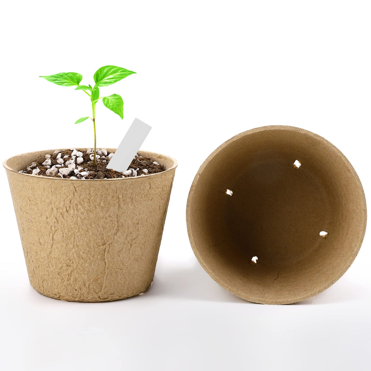 Hahood seed starters designed for good air permeability and healthy roots.