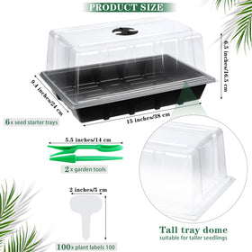 Hahood clear humidity domes enabling observation while maintaining warmth