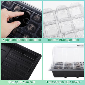 Hahood peat pellets provide aeration and moisture storage.
