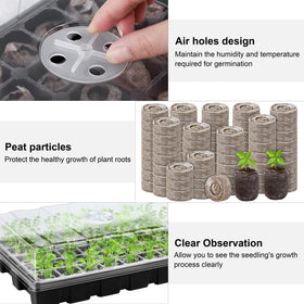 Hahood peat pellets provide aeration and moisture retention