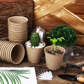 Hahood plant labels help track seeds and dates for organized seedlings