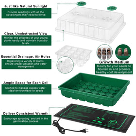 Hahood tray with drainage holes promotes airflow and prevents soggy soil.