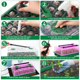 Hahood seedling starter tools simplify transplanting and handling with precision.