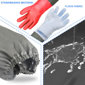 Haiou long arm gloves protect arms during garden and aquarium work