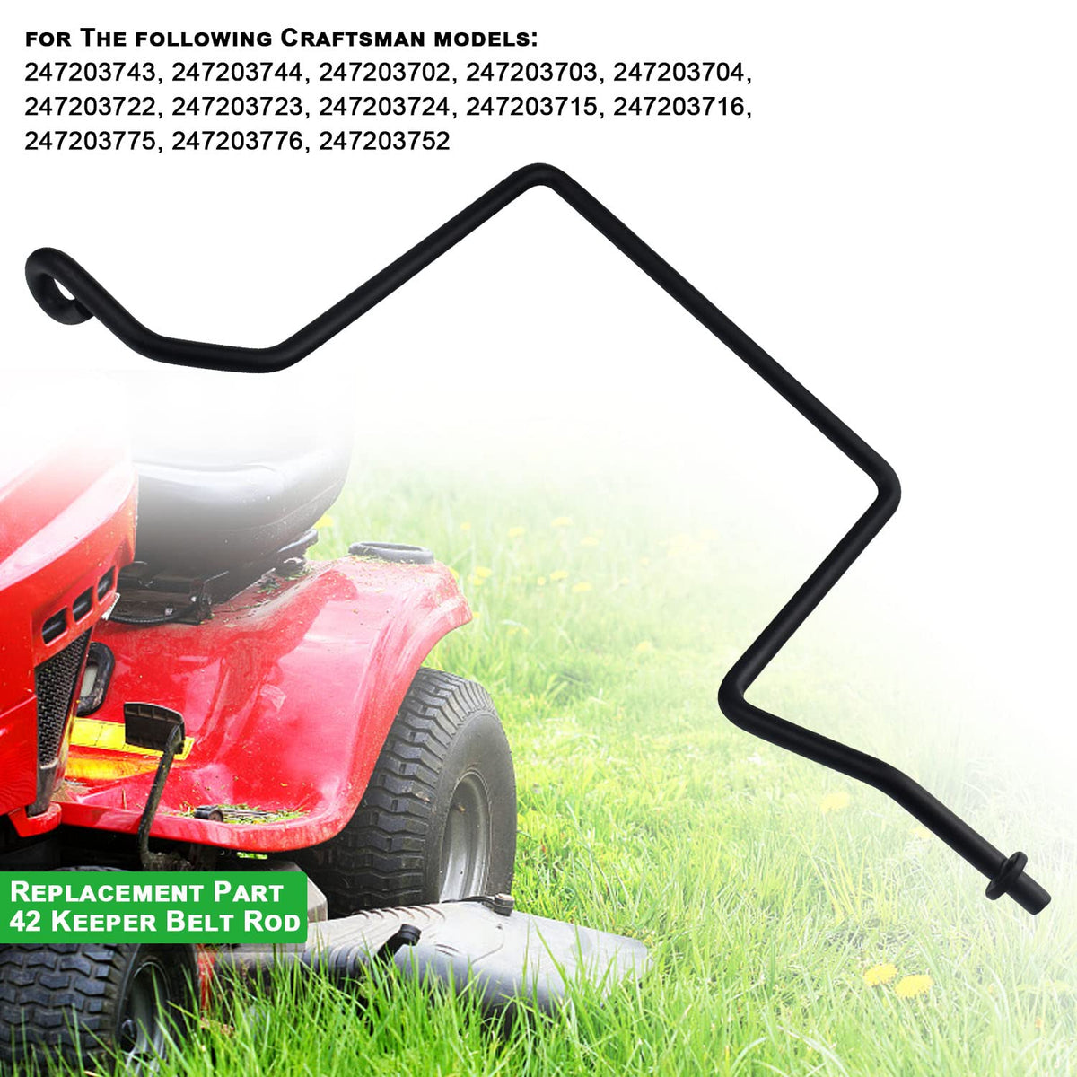 Haiouus belt keeper rod shows robust build for demanding yard work