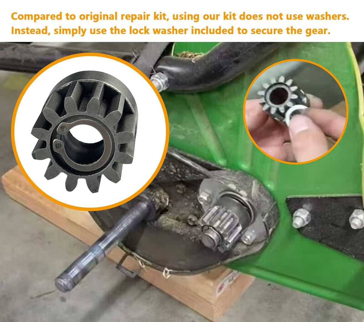 Haiouus Brinly-Hardy compatibility note helps ensure correct parts