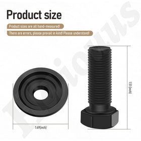 Haiouus cupped washers for blade mounting reduce wobble