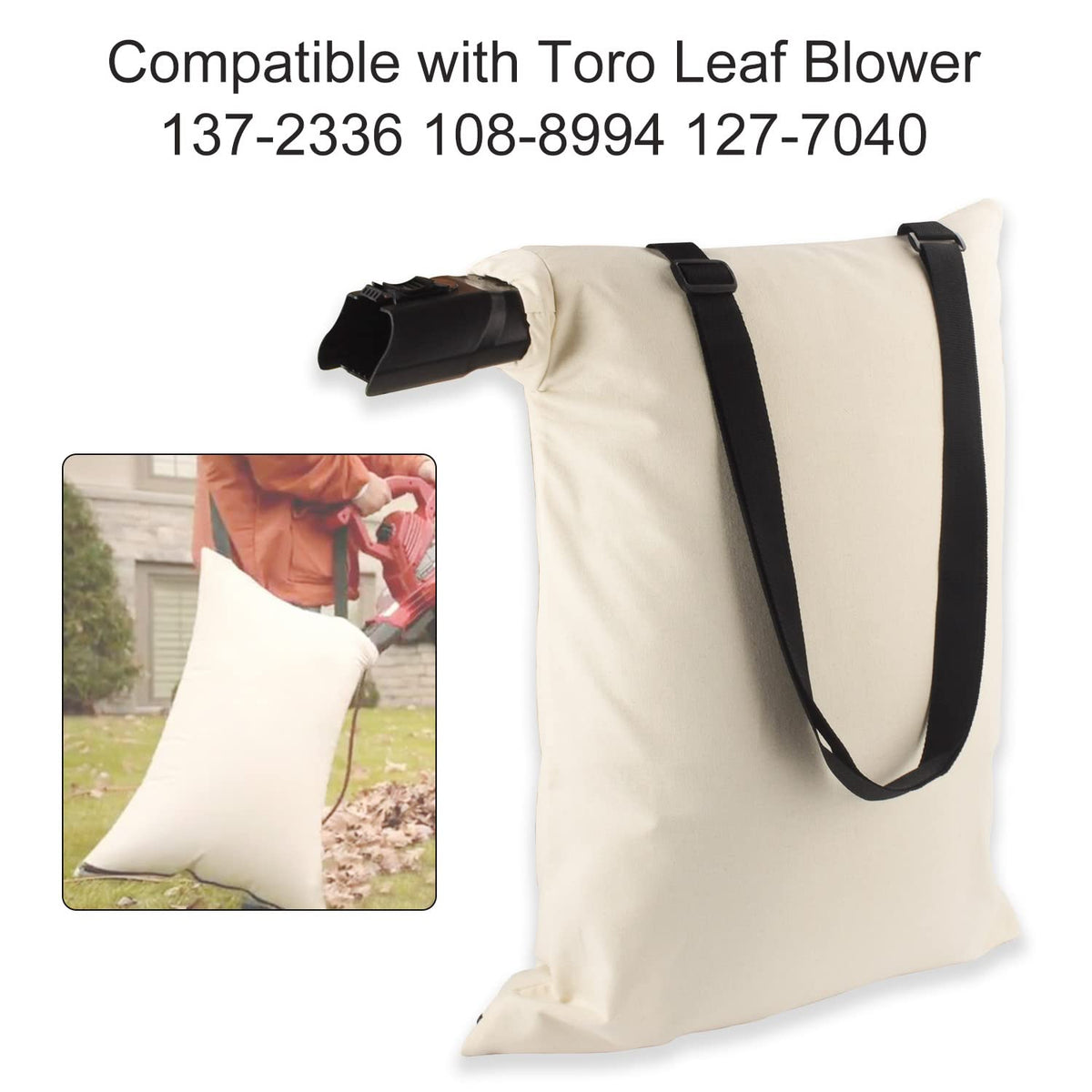 Durable Haiouus bag material resists debris and heavy yard work