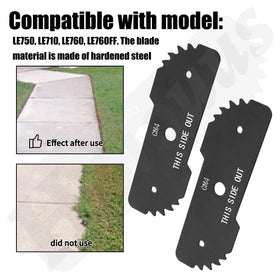 Haiouus EB-007 Edge Hog blade side view shows sturdy profile