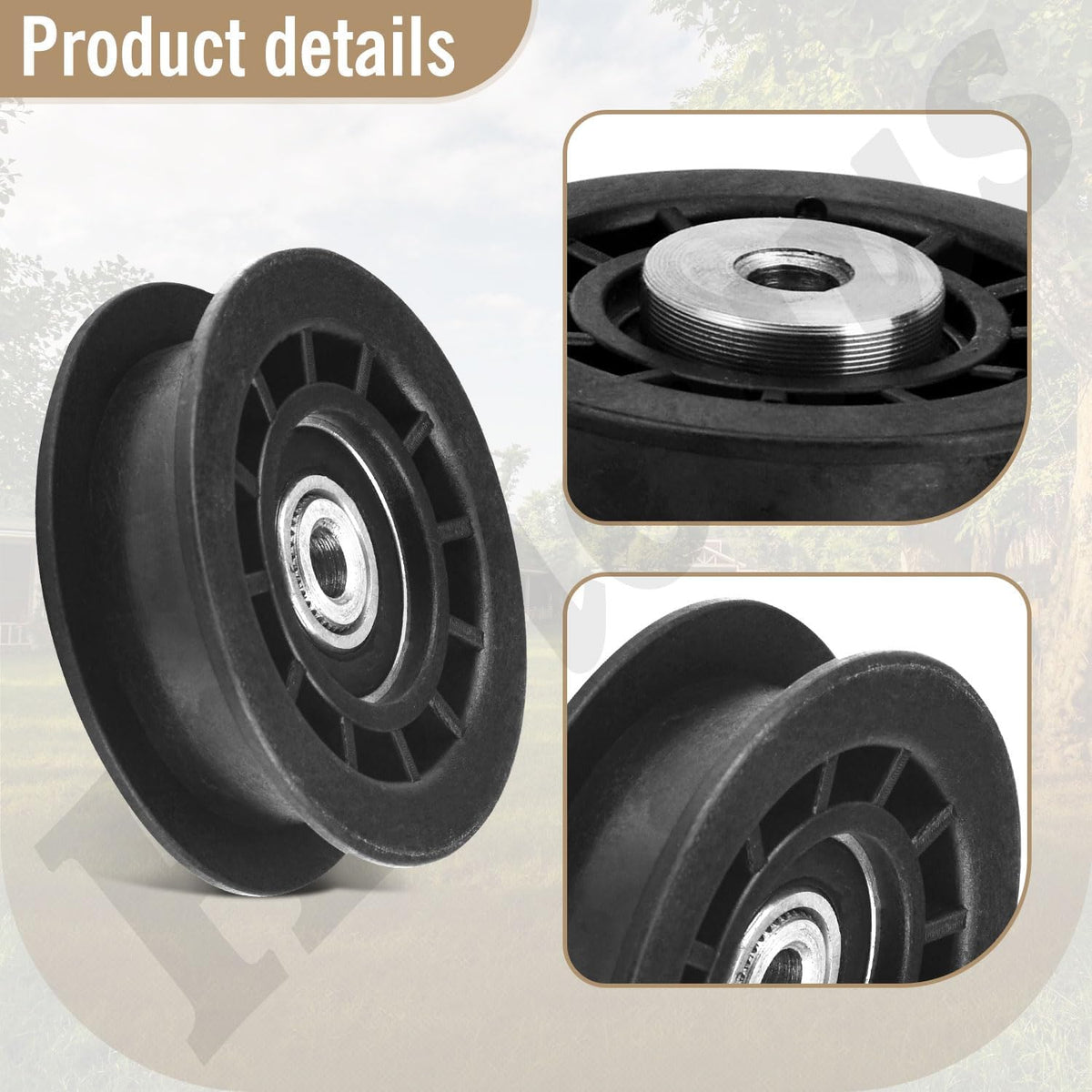 Haiouus idler pulley for Husqvarna HD775HW, supports steady mowing