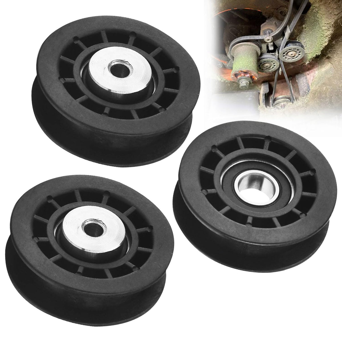 Haiouus idler pulley for Husqvarna HU725AWD, durable and ready for replacement