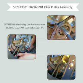 Haiouus idler pulley for Husqvarna LC221AH, robust and long-lasting