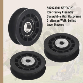 Haiouus pulley kit replacing 581904001 and 587973001 for Husqvarna