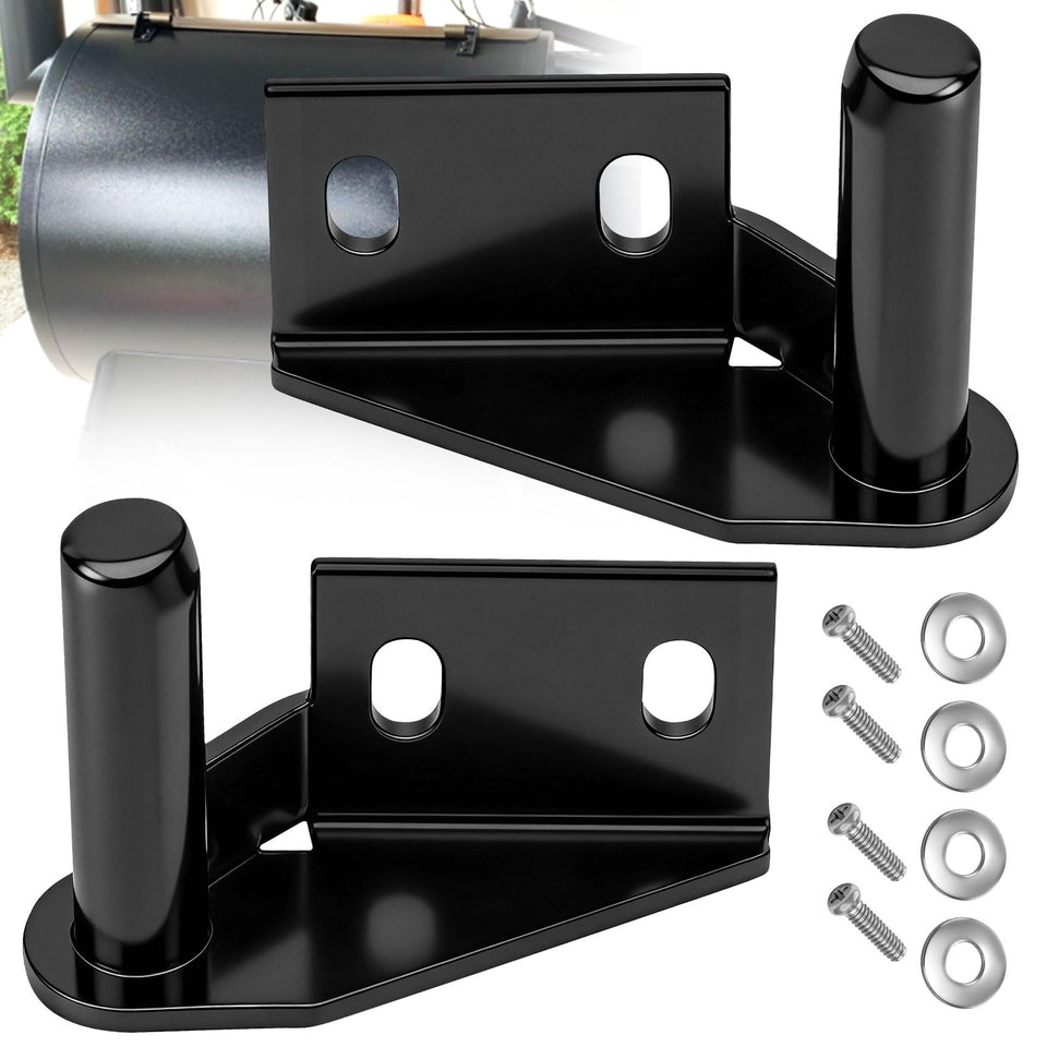 Haiouus Lid Hinge Kit left hinge shown for easy Traeger replacement and smoother lid motion