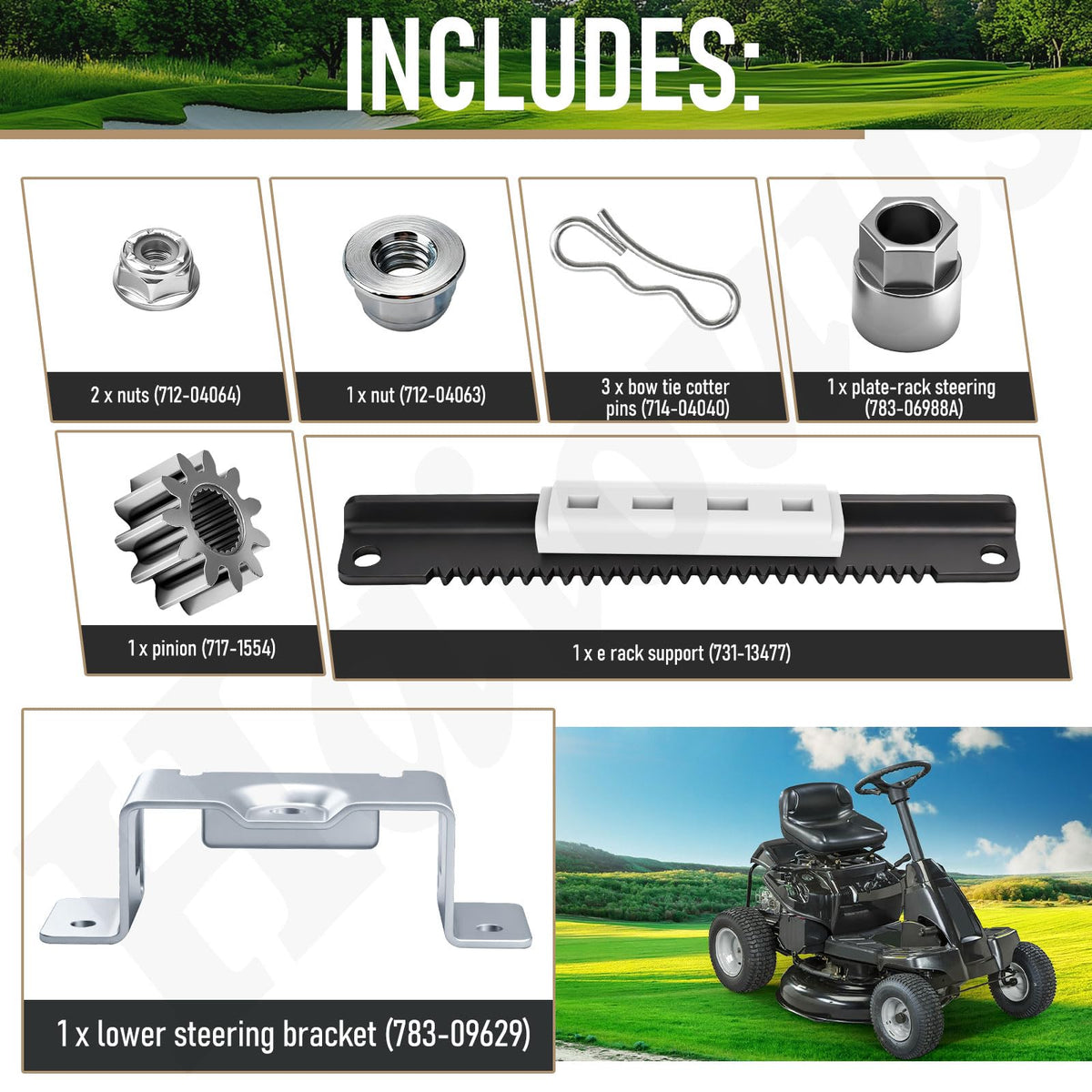 Haiouus pinion gear enables smooth steering engagement