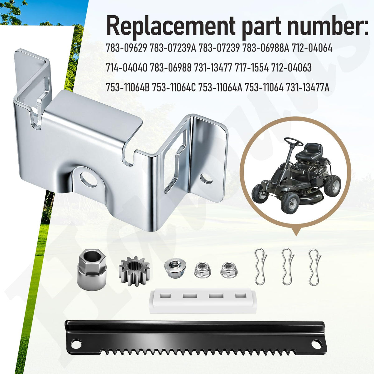 Haiouus steering kit nuts secure steering connections for durability