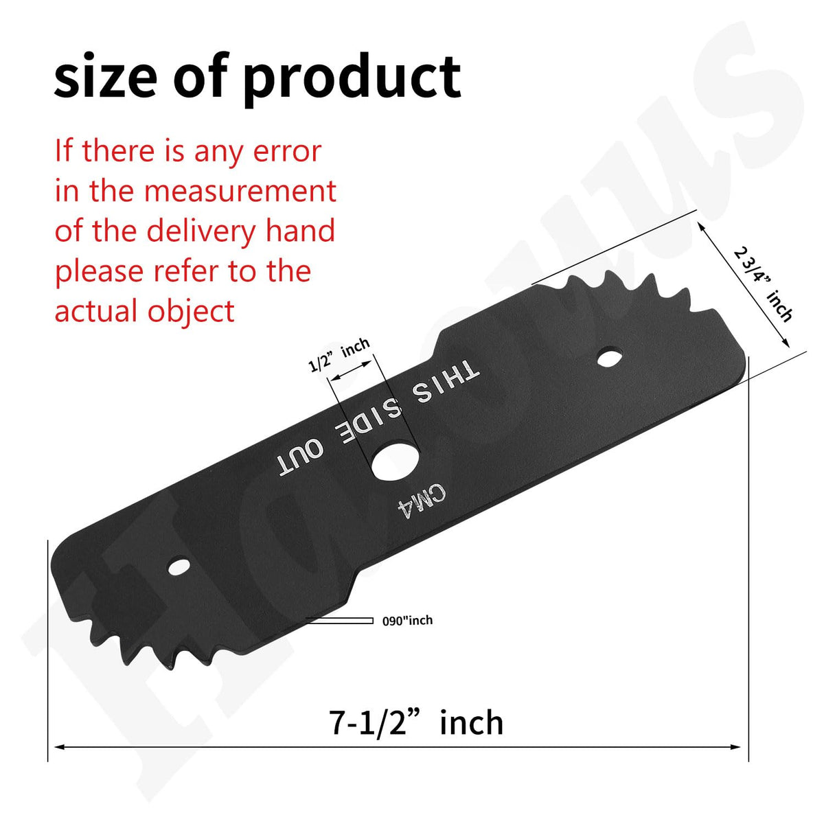 Haiouus Washer kit for Edge Hog with compatibility markers