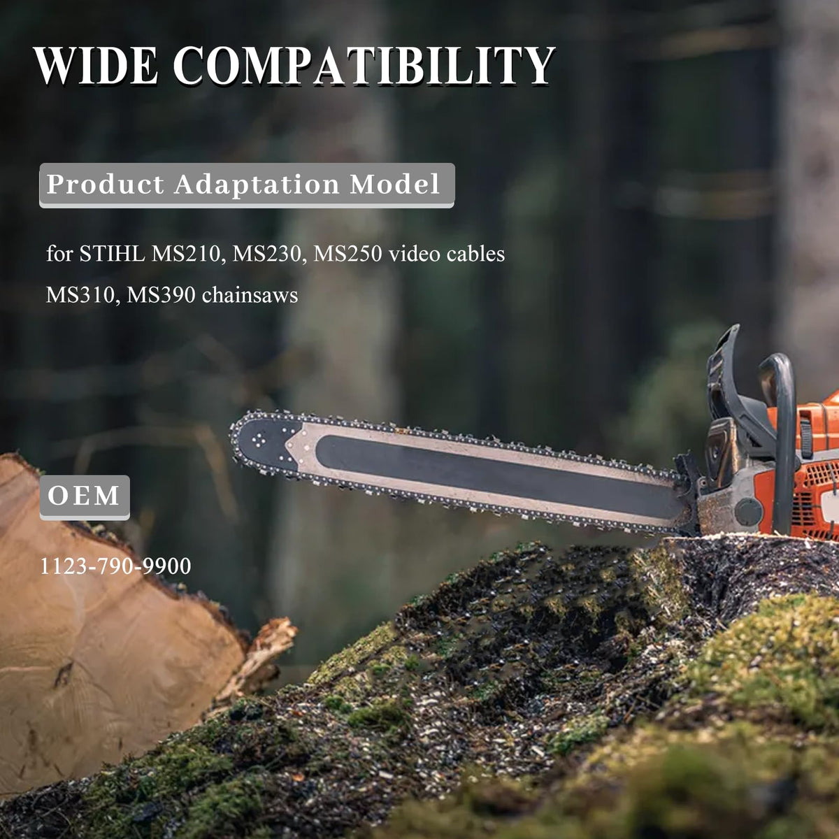 HAISHINE AV buffer mount for STIHL MS250 enhances smooth operation.