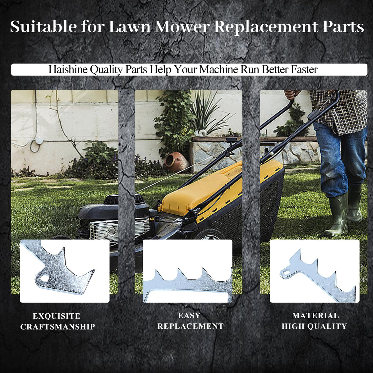 HAISHINE bar nuts replacement enables easy maintenance and parts replacement.