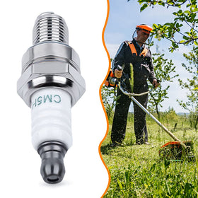 HAISHINE CMR5H spark plugs laid out suggest straightforward replacement workflow.