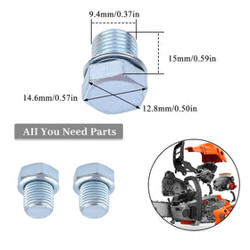 HAISHINE compression plug set for MS440/MS460/MS650—durable construction for longevity.