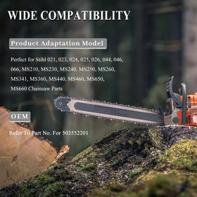HAISHINE cylinder plug for MS660/MS210/MS230—easy install in minutes.
