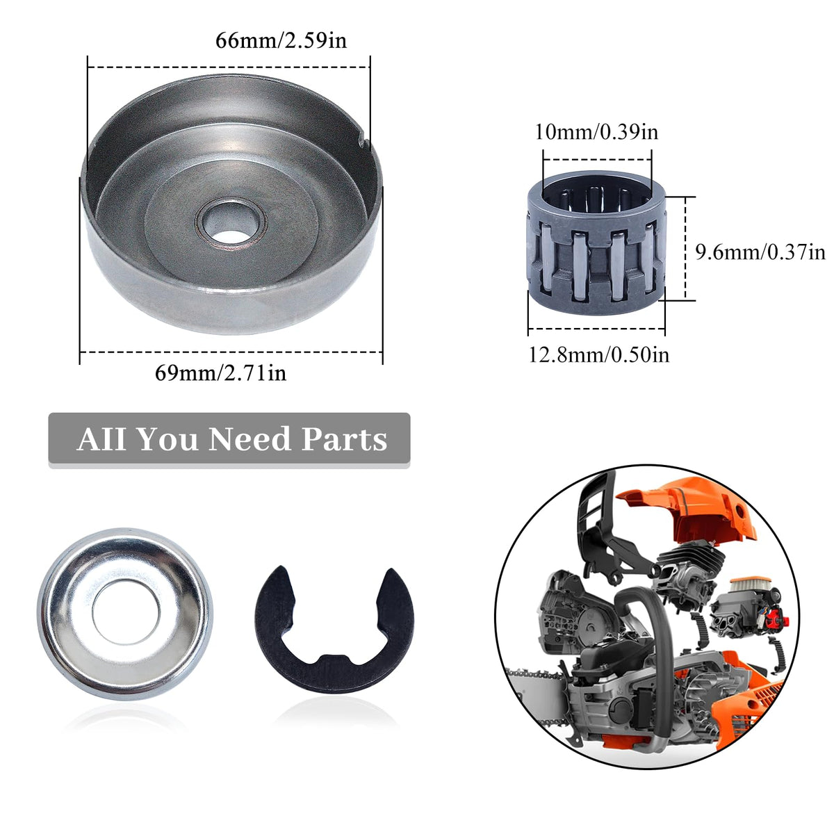HAISHINE needle bearing 10x13x10 supports smooth clutch operation