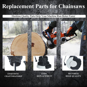 HAISHINE oil cap back view demonstrates leak prevention for STIHL models
