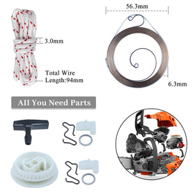 HAISHINE recoil spring for STIHL kits delivers durable tension for smooth starts