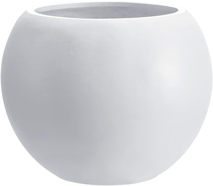 Haispring plant pot 13-5h 17dia front view demonstrates outdoor-ready durability