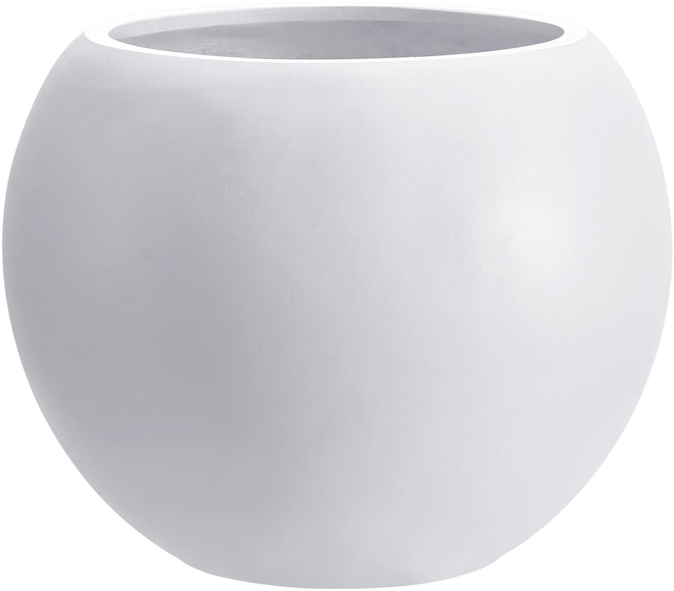 Haispring plant pot 13-5h 17dia front view demonstrates outdoor-ready durability