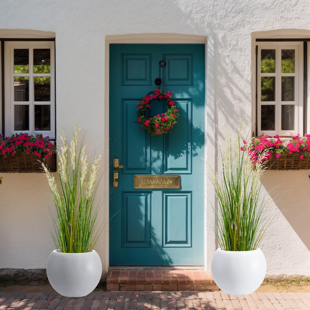 Haispring plant pot 13-5h 17dia indoor outdoor setting showcases versatile decor