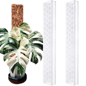 Haispring plastic moss pole supports Monstera climbing for vertical growth.