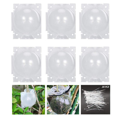 HAIZHINA air layering pod front view shows durable PP material for reliable cloning.