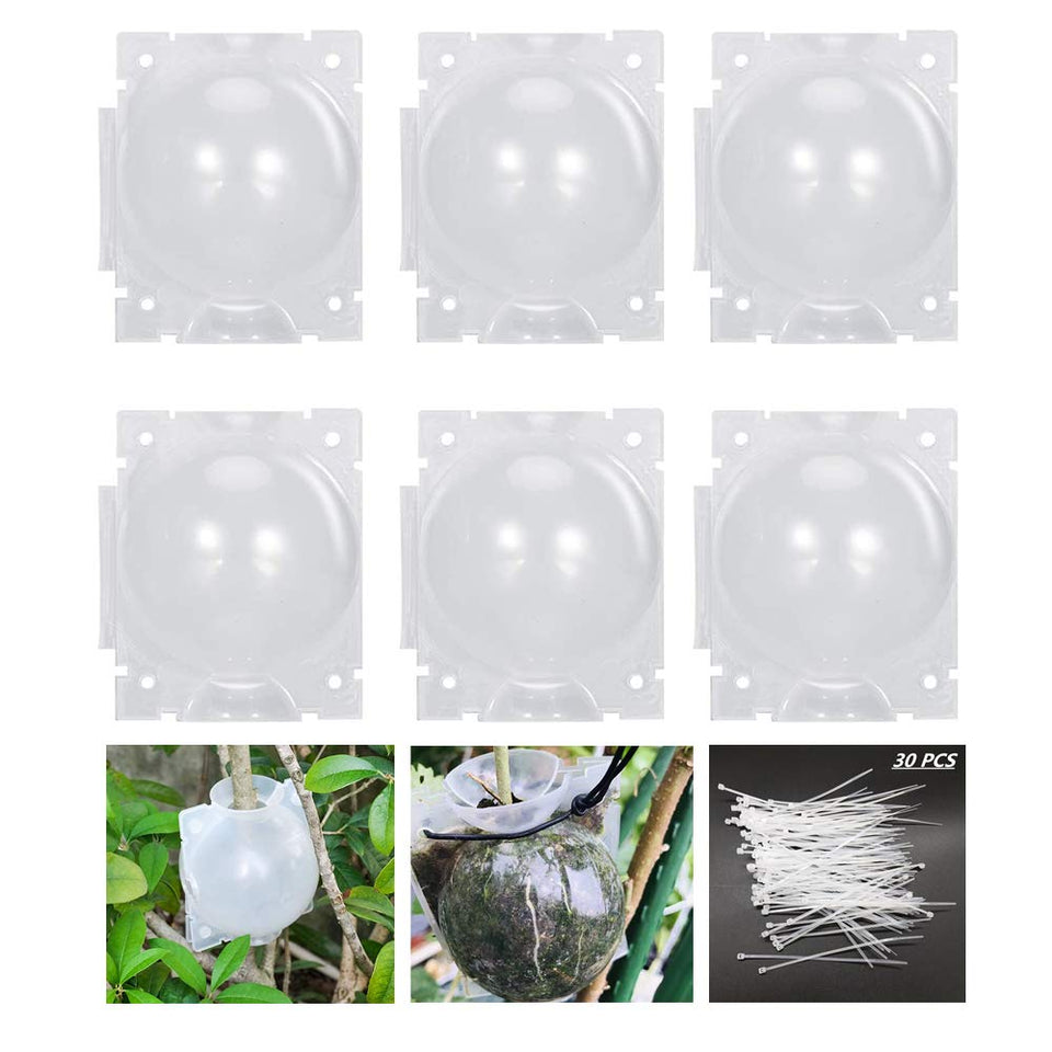 HAIZHINA air layering pod front view shows durable PP material for reliable cloning.