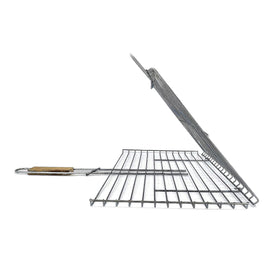 Portable and lightweight Hakan grill basket ready for outdoor use