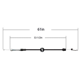 HAKATOP drive cable adjustable spring end for easy installation and secure tension