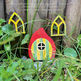 Halandar wooden fairy door patterns provide varied styles for scenes