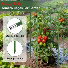 Halatool tomato cage with insect-proof net for pest protection