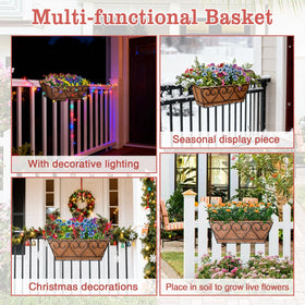 Halatool all season decor display for porch or balcony