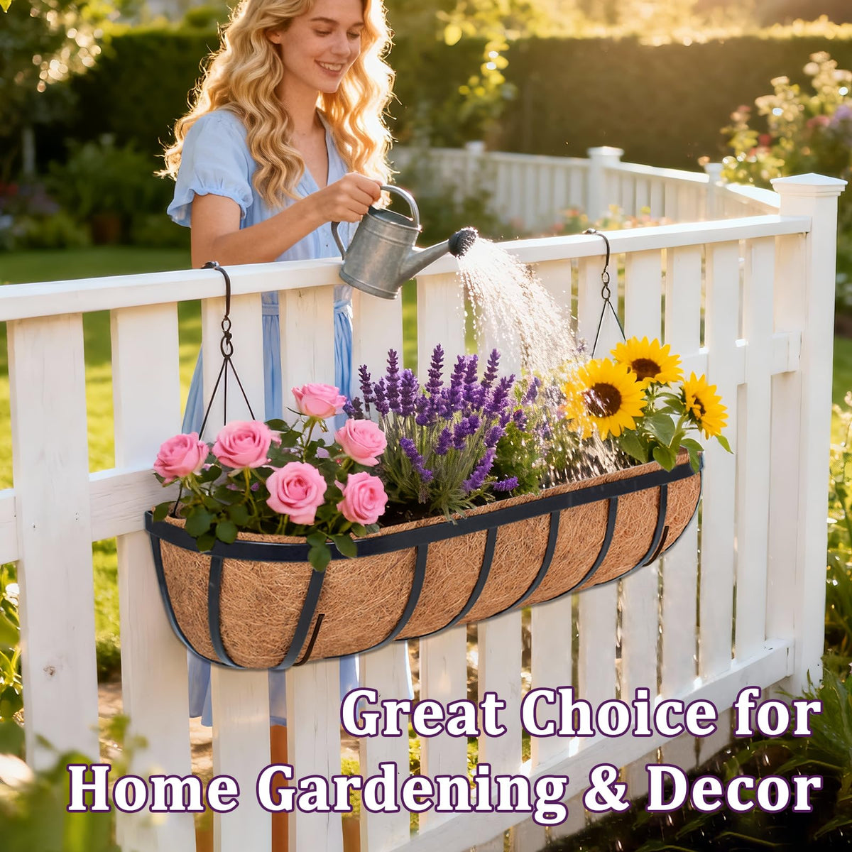 Halatool balcony planter setup for vibrant, low-maintenance displays.