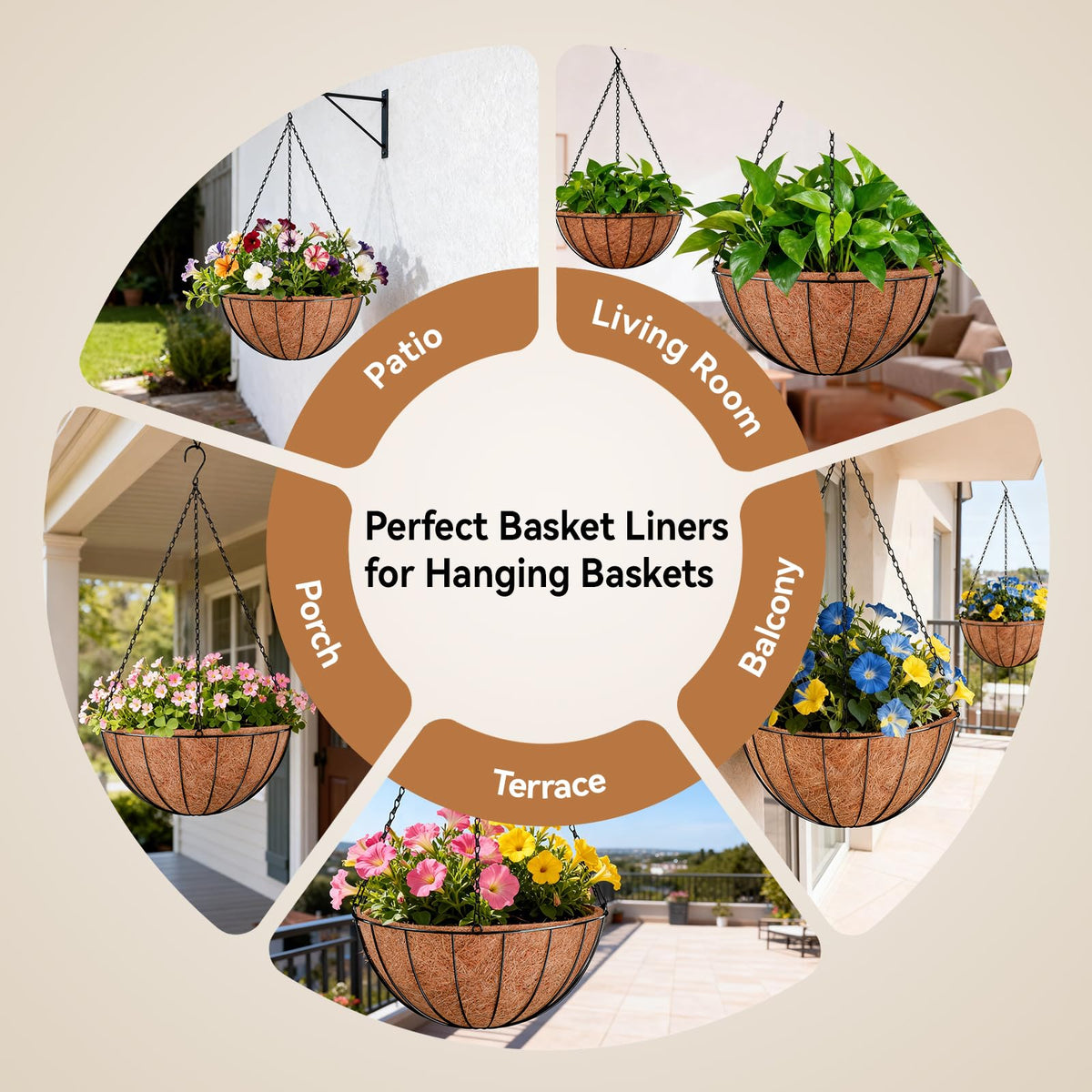 Halatool bird-friendly liner suitable for garden nesting features.