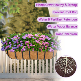 Halatool breathable coir liner helps regulate humidity around roots