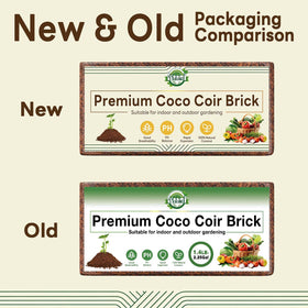 Halatool coco coir brick ideal for vertical gardens and grow bags