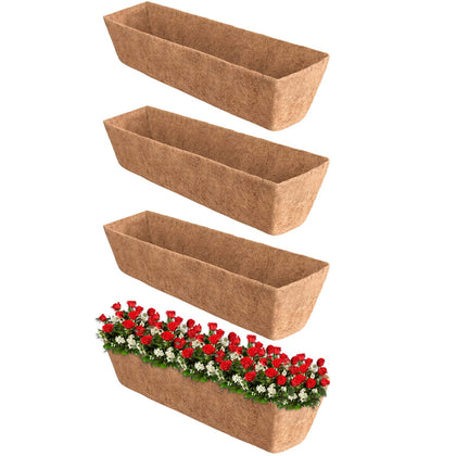 Halatool coconut liner for 36-inch window box improves airflow to roots