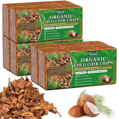 Halatool coco husk chip bricks packaging, eco-friendly plant substrate