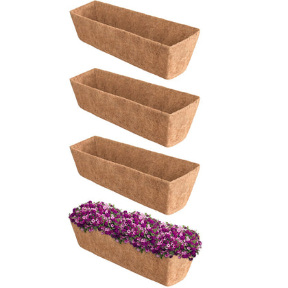 Halatool 30-inch coconut liner for trough enhances airflow and root health.