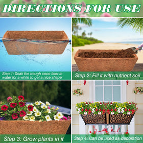 Halatool easy-prep soaking before use indicates quick setup for varied plantings