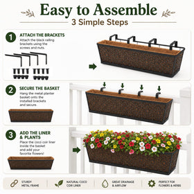 Halatool balcony display with flowers and herbs in versatile planters